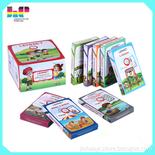 Custom children flash paper playing card printing